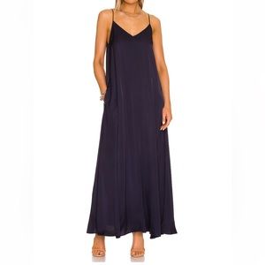 L’Agence Hartley Trapeze Navy Dress